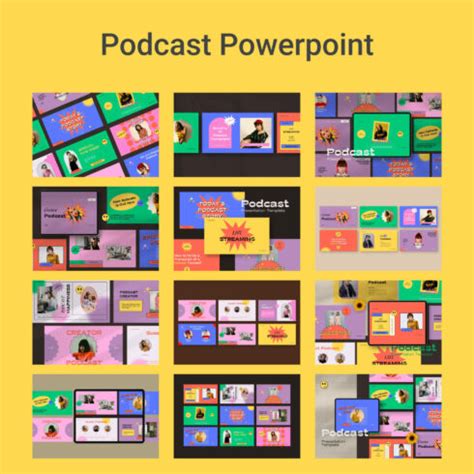 Podcast Powerpoint Template MasterBundles