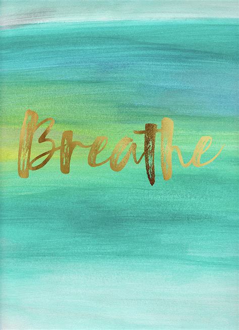 Breathe, Ocean Series 4 Painting by Courtney Nutter - Pixels