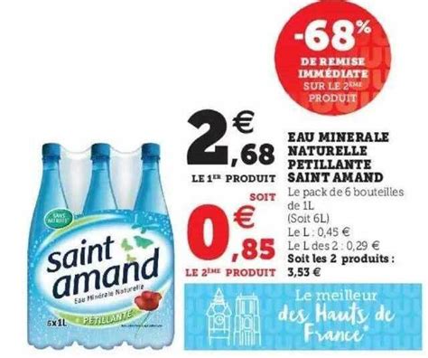 Promo Eau Min Rale Naturelle P Tillante Saint Amand Chez Super U