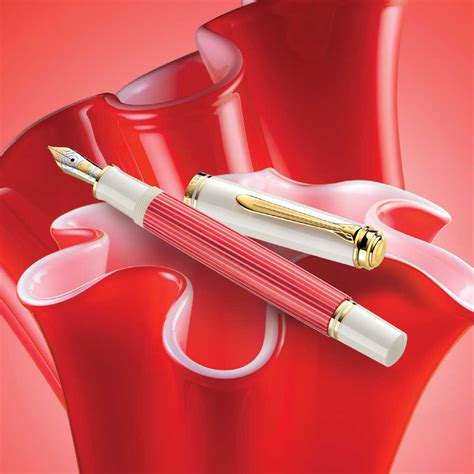 Pelikan M600 Red White Special Edition Fountain Pen The Nibsmith