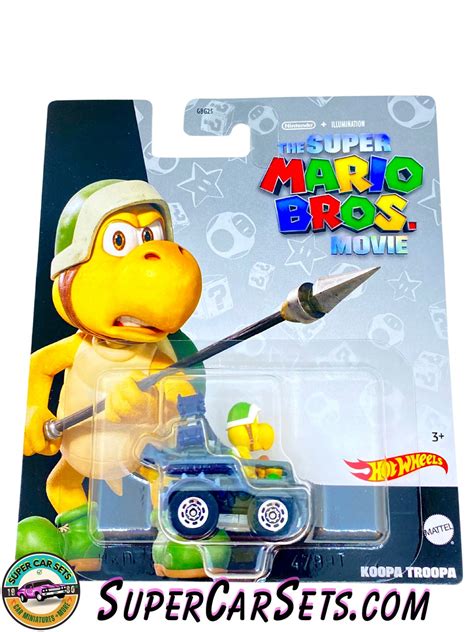 Koopa Troopa The Super Mario Bros Movie Hot Wheels Premium Etsy
