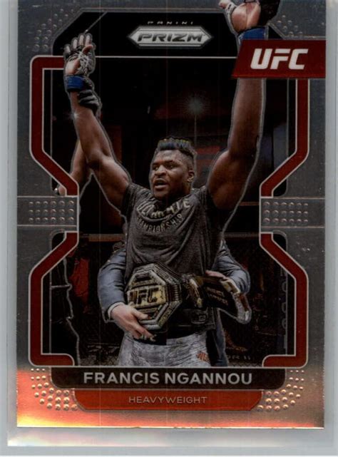 2022 Panini Prizm Ufc 153 Francis Ngannou Mma Trading Card