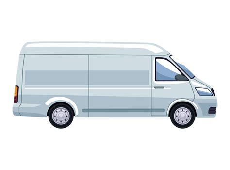 white van mockup 14176978 Vector Art at Vecteezy