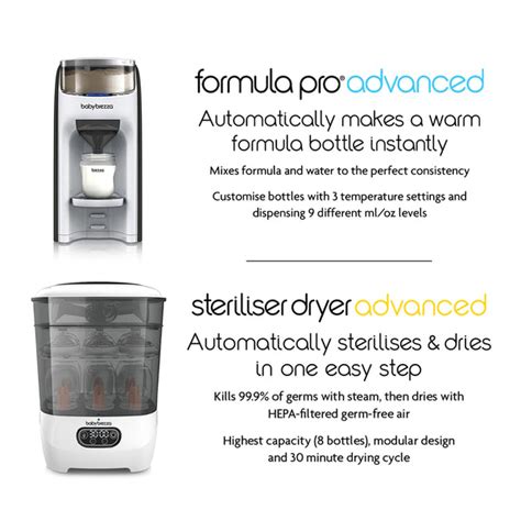 BUNDLE: Formula Pro Advanced AND Steriliser Dryer Advanced – Baby Brezza UK