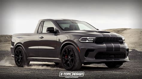 Wild Rendering Showcases Bonkers Durango Hellcat Pickup Pickup