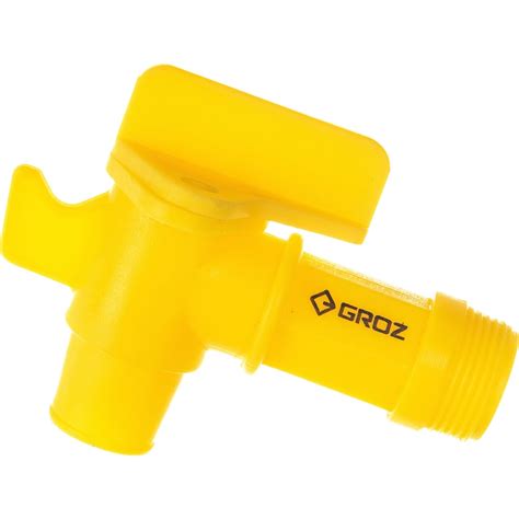 Пластиковый кран на бочку Groz FAU/34 GR44387 - выгодная цена, отзывы ...