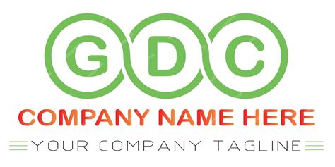 Premium Vector Gdc Letter Logo Design