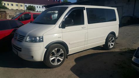 Установка обвеса — Volkswagen Transporter T5, 1,9 л, 2006 года | тюнинг ...