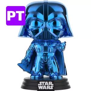 Darth Vader Force Choke Blue Chrome 157 Funko POP Vinyl Figure Star Wars