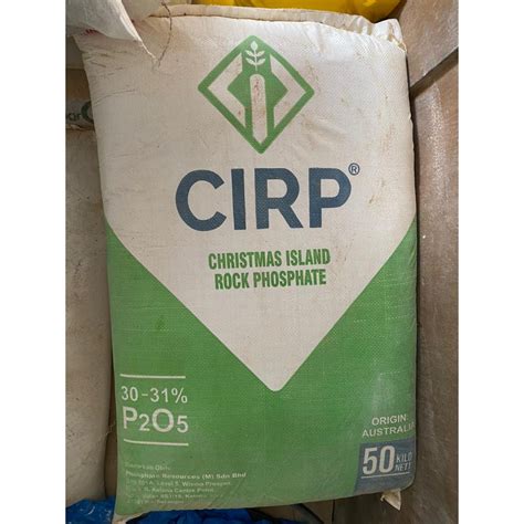 Christmas Island Rock Phosphate 1kg Baja Cirp Baja Penggalak Akar