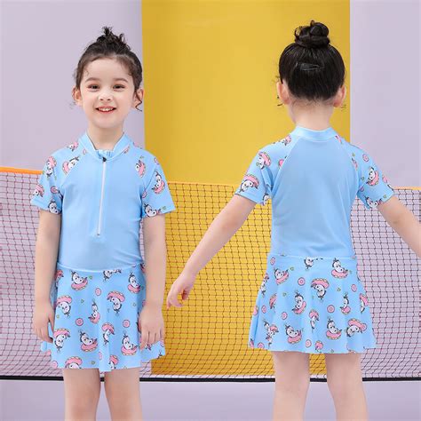 2025 Summer Cartoon Printing One Piece Teen Girl Swimwear Factory Wholesale