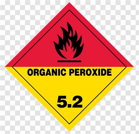 Organic Peroxide Dangerous Goods Placard Oxidizing Agent Hazchem