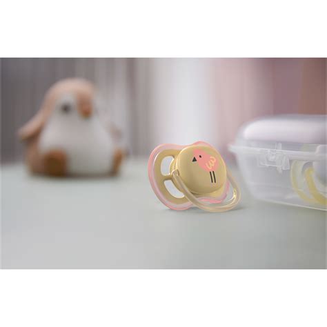 Комплект от 2 залъгалки Philips Avent Ultra Air SCF085/13, Ортодонтични ...