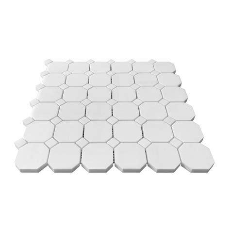 Dolomite Marble Octagon Mosaic Tile