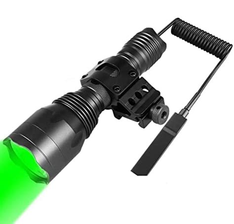 Buy 350 Yard Red and Green LED Flashlight Predator Light Long Range ...