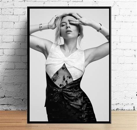 Scarlett Johansson Movie Star Poster, Wall Art, Home Decor sold by ...