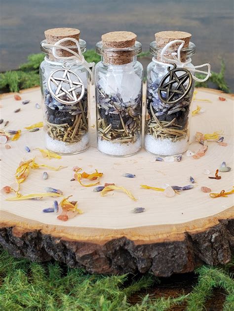 Home Protection Spell Jars Spell Bottles Intention Jars Intention Bottles Witch Bottle