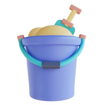 Balde De Playa PNG para descargar gratis