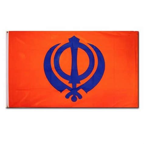 Sikh Khanda Flag at Rs 10/piece | Silicon City | Indore | ID: 16604658830