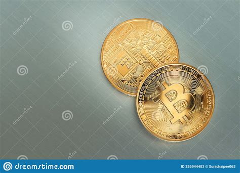 Bitcoin Btc Cryptocurrency Coins Stock Market Concept Stock Image