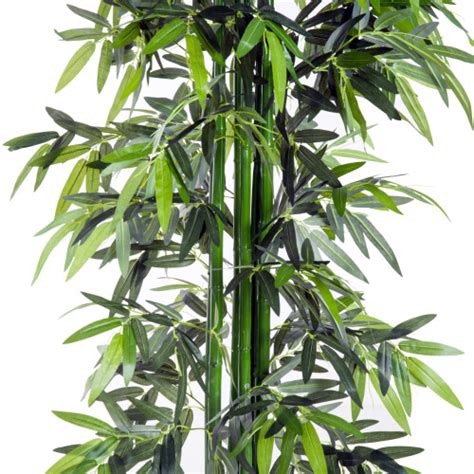 Outsunny 6ft Artificial Bamboo Tree Large Fake Bamboo Plant On Onbuy