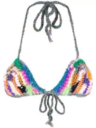 Forte Forte Rainbow Knit Bikini Top