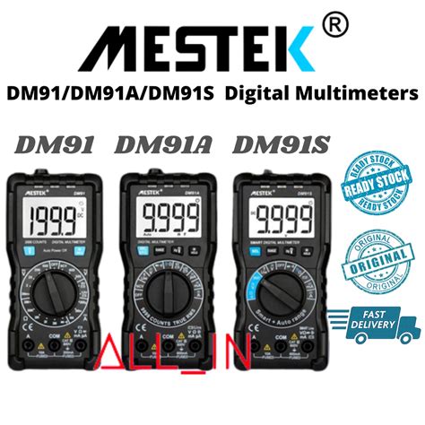 Mestek Dm Dm A Dm S Digital Multimeter Count Ac Dc Ammeter