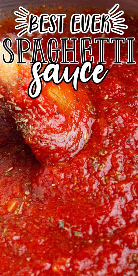 The Best Easy Homemade Spaghetti Sauce Recipe • Midgetmomma Recipe Homemade Spaghetti Sauce