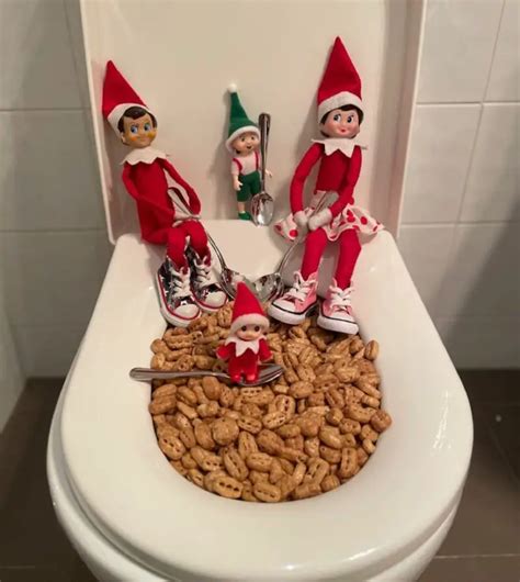 62 RIDICULOUSLY FUNNY ELF ON THE SHELF IDEAS - Stylin by Sarita