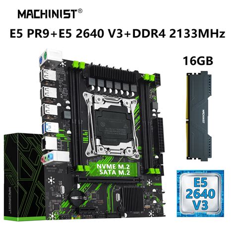 MACHINIST X99 PR9 Motherboard Combo LGA 2011 3 Kit Xeon E5 2640 V3 CPU