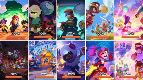 Loading Screen Evolution 2017 2022 In Brawl Stars Candyland Youtube