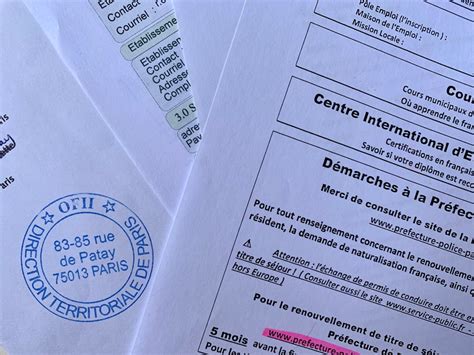 carte de sejour salarie part     parisian