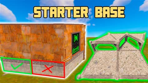 Rust Solo Duo Starter Bunker Base 2x1 Youtube