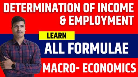 All Formulae Determination Of Income Employment Ad As Macro