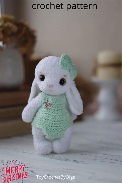 Bunny Crochet Pattern Amigurumi Bunny Toy Rabbit Amigurumi Crochet