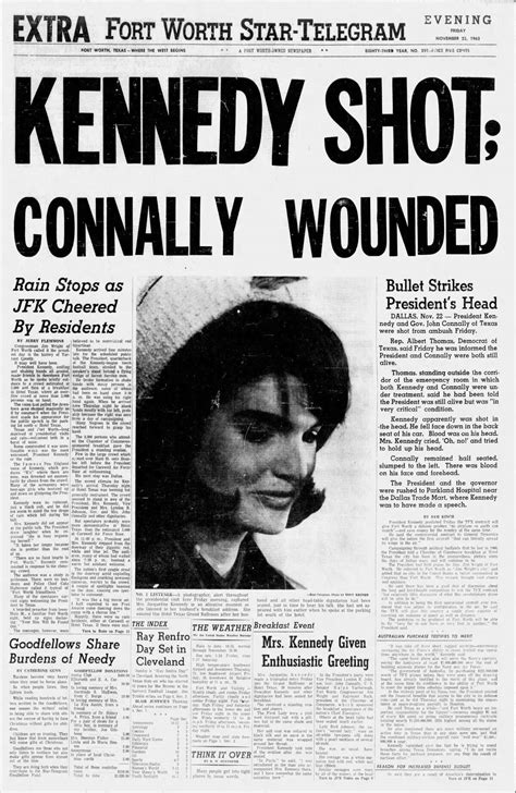 10 front pages from JFK's assassination