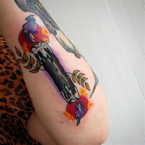 Discover More Than Double Ended Candle Tattoo In Coedo Vn