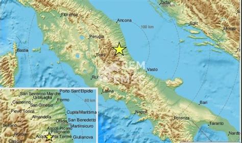 Due Forti Scosse Di Terremoto Oggi Tra Marche E Abruzzo Videocitt