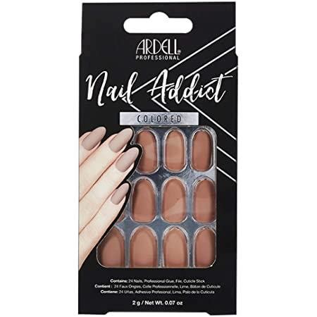Ardell Nail Addict Barely There Nude Press On Nails 24 Uñas Pacifiko Guatemala