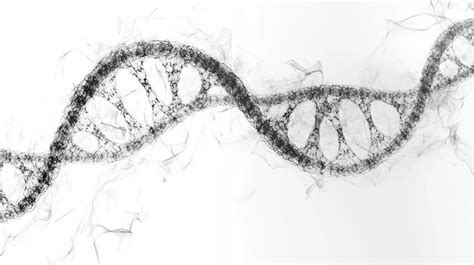 Human Dna String Double Helix Glowing Intricate Biological Genetic