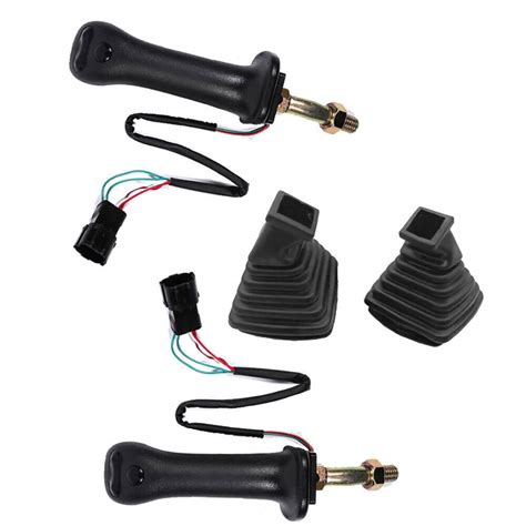 3 Buttons Excavator Joystick Assy Handle Gears With Dust Cover For