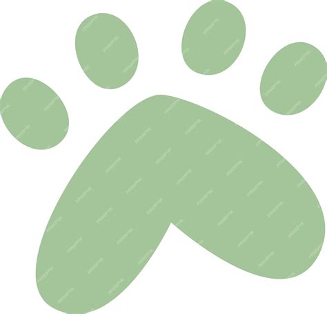 Premium Vector | Dog Footprint Silhouette