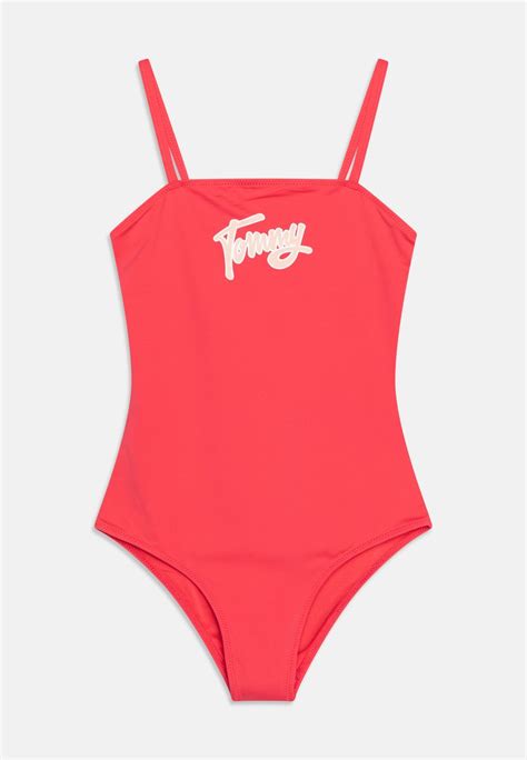 Tommy Hilfiger One Piece Swimsuit Laser Pinkpink Zalandoie