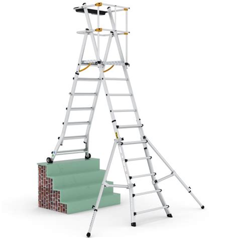 Climb It Folding Telescopic Large Platform Steps Aldea Group