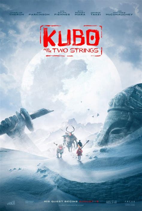 Kubo E La Spada Magica Nuovo Trailer E Nuovi Fantastici Character Poster