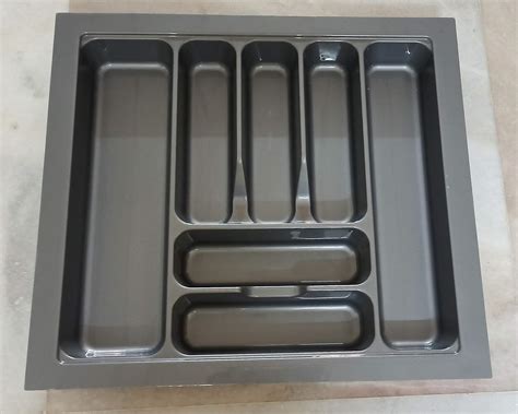 Now Ever PVC Cutlery Tray Grey Amazon In Home Kitchen