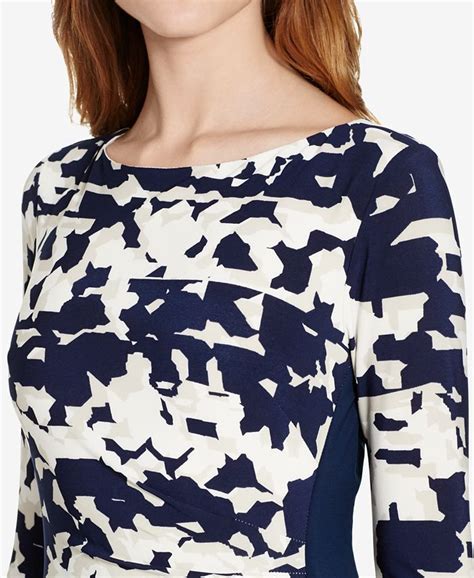 Lauren Ralph Lauren Geo Print Jersey Dress Macys