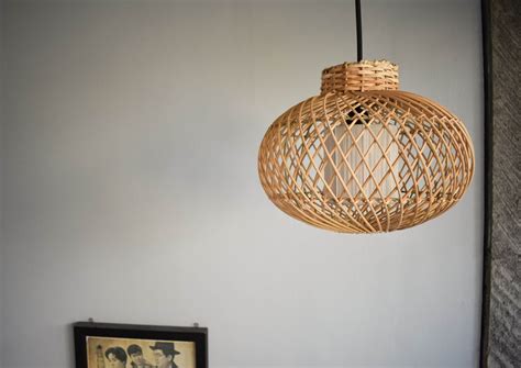 Rotan Lamp Schaduw Gratis Scheepvaart Rieten Lamp Rustieke Hanger Licht