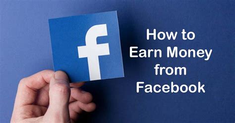 How To Earn Money From Facebook In The Guide Buy On Social