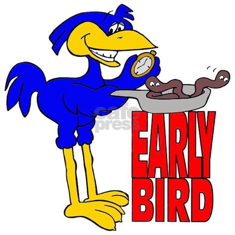 Early Bird Cartoon 2.25" Button (10 pack) by ShirtsJunkie - CafePress